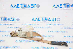 Passenger seat belt Toyota Highlander 08-10 beige, torn