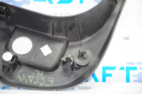 Front pillar trim lower left Ford Escape MK3 13-19 black, broken fastener, scratches