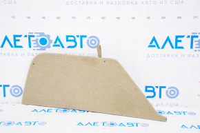 Trunk pocket lid left Toyota Highlander 08-13 beige, non-factory holes