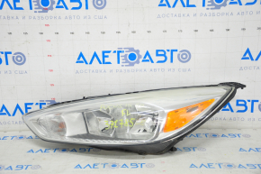 Headlight front left bare Ford Focus mk3 15-18 rest, halogen, light, web, for polishing