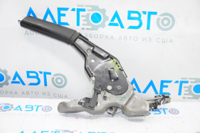 Parking brake lever VW Passat b8 16-19 USA leather, scratches