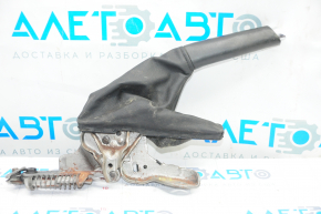 Parking brake lever VW Passat b7 12-15 USA leather, scratches