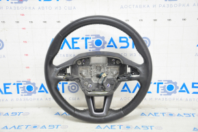Steering wheel bare Ford Focus mk3 15-18 rest, black leather, heated