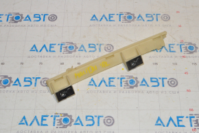 Rear left door glass guide Chevrolet Malibu 16-23 without seal and molding