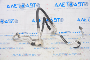 Air conditioner tube compressor-heater first Cadillac CTS 14-17 2.0T cracked hose