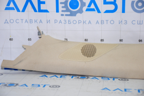 Front pillar trim left VW Jetta 11-16 USA beige, under tweeter, for dry cleaning