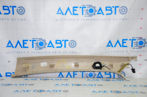 Front pillar trim right VW Jetta 11-18 USA beige, under tweeter, broken crepe, for dry cleaning