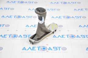 Chevrolet Malibu 16-25 gear knob, grey leather, tear on the knob, broken mount