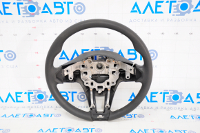Naked steering wheel Kia Sorento 16-18 plastic black, without overlay and buttons