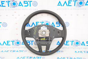 Naked steering wheel Kia Sorento 16-18 plastic black, without overlay and buttons