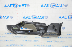 Rear pillar trim left Ford Focus mk3 11-18 5d black, scratches, broken fastener