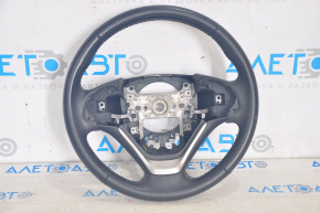 Naked steering wheel Honda CRV 12-16 leather black, with pads