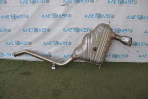 Rear muffler with barrel, left, Mercedes W164 ML350