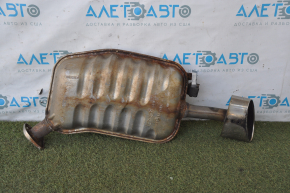 Muffler rear part barrel left Kia Optima 11-13 2.4 rusty