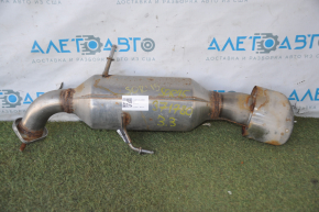 Muffler rear part with barrel Kia Sorento 14-15 3.3 rusty, dent