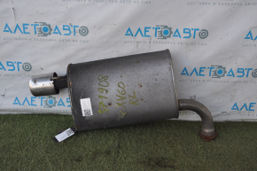 Muffler rear part with barrel left Lexus ES350 13-16 rusty