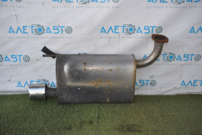 Muffler rear part with barrel left Lexus ES350 13-16 rusty