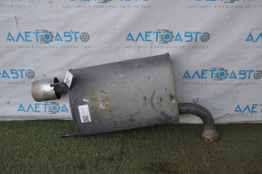Muffler rear part with barrel left Lexus ES350 13-16 dented