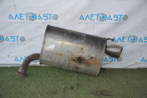 Muffler rear part with barrel left Toyota Camry v40 3.5 rusty, dented
