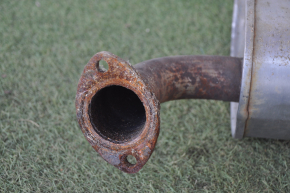 Muffler rear part with barrel left Toyota Camry v40 3.5 rusty, dented