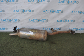 Muffler rear part with barrel Toyota Prius V 12-17 dents