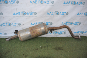 Muffler rear part with barrel Toyota Prius V 12-17 dents
