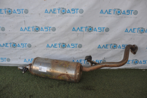 Muffler rear part with barrel Toyota Prius V 12-17 dents