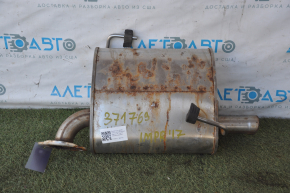 Muffler rear part with barrel Subaru Impreza 17-23 GK without tip, rusty