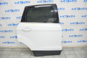 Door assembly rear right Ford Escape MK3 13-19 white YZ, bumps, dented