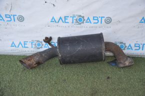 Muffler rear barrel Toyota Highlander 08-11 hybrid, rusty