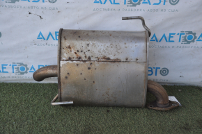 Muffler rear part barrel Subaru Outback 15-19 dented