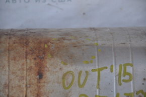 Muffler rear part barrel Subaru Outback 15-19 dented