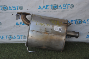 Muffler rear part with barrel left Subaru Legacy 15-19 dented