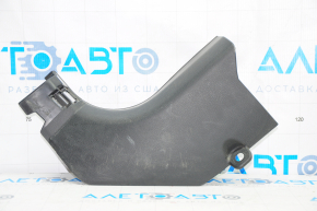 Front pillar trim lower left Nissan Rogue 14-20 black, scratches
