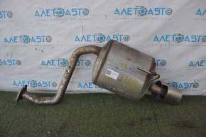 Muffler rear part with barrel right Nissan Maxima A36 16-19 3.5 dents