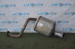 Rear muffler with barrel left Nissan Maxima A36 16-19 3.5 dents