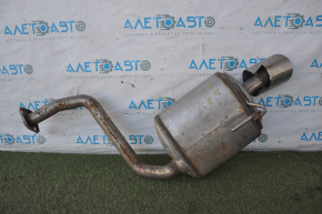 Rear muffler with barrel left Nissan Maxima A36 16-19 3.5 dents