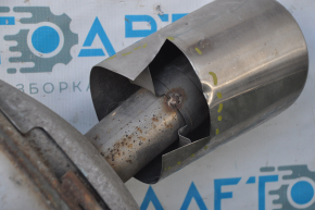 Rear muffler with barrel left Nissan Maxima A36 16-19 3.5 dents