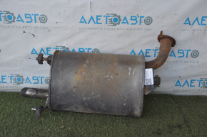 Muffler rear part with barrel right Toyota Camry v40 3.5 dents, without nozzle