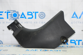 Front pillar trim lower left Nissan Rogue 14-20 black, scratches