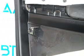 Door trim card front right Subaru Forester 14-15 SJ black with gray insert cloth, armrest cloth, without handle cover, broken crepe, scratches