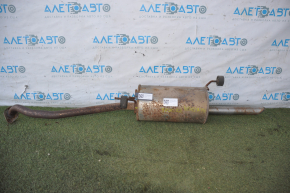 Silencer rear part with barrel Nissan Versa 12-19 usa 1.6 rusty