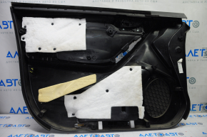 Door trim card front right Subaru Forester 14-15 SJ black with gray insert cloth, armrest cloth, broken crepe, scratches, for dry cleaning