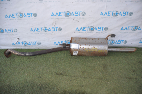 Silencer rear part with barrel Nissan Versa 12-19 usa 1.6 rusty