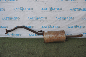 Silencer rear part with barrel Nissan Versa 12-19 usa 1.6 rusty