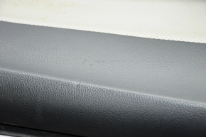 Door trim card front right Subaru Forester 14-15 SJ black with gray insert leather, armrest leather, for cleaning, broken fastener