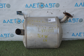 Muffler rear barrel left Acura TLX 15-17 FWD dent