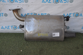 Muffler rear part with barrel Toyota Camry v55 15-17 2.5 usa dent
