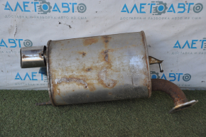 Muffler rear part barrel Toyota Camry v50 12-13 usa XLE, SE with nozzle, rusty
