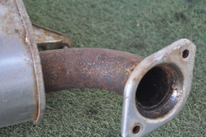 Muffler rear part barrel Toyota Camry v50 12-13 usa XLE, SE with nozzle, rusty